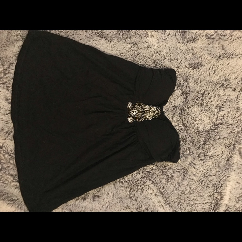 Strapless top